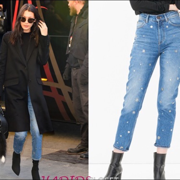 sandro high waisted jeans